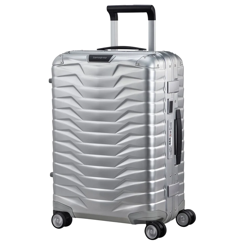 Samsonite Selection Proxis Alu - 4-Rollen-Kabinentrolley 55 cm (aluminium)