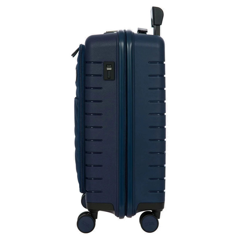 Brics BY Ulisse - 4-Rollen-Kabinentrolley mit Vortasche 55 cm erw. USB (oceano)