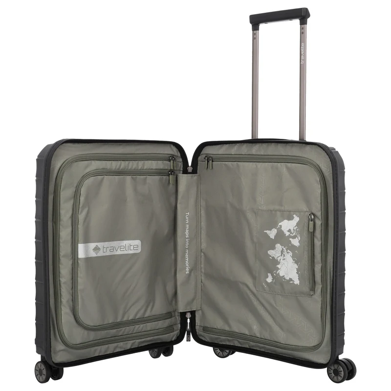 Travelite Mooby - 4-Rollen-Kabinentrolley S 55 cm (black)
