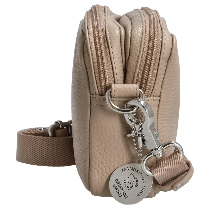Mandarina Duck Mellow Leather - Umhängetasche 20 cm (warm taupe)