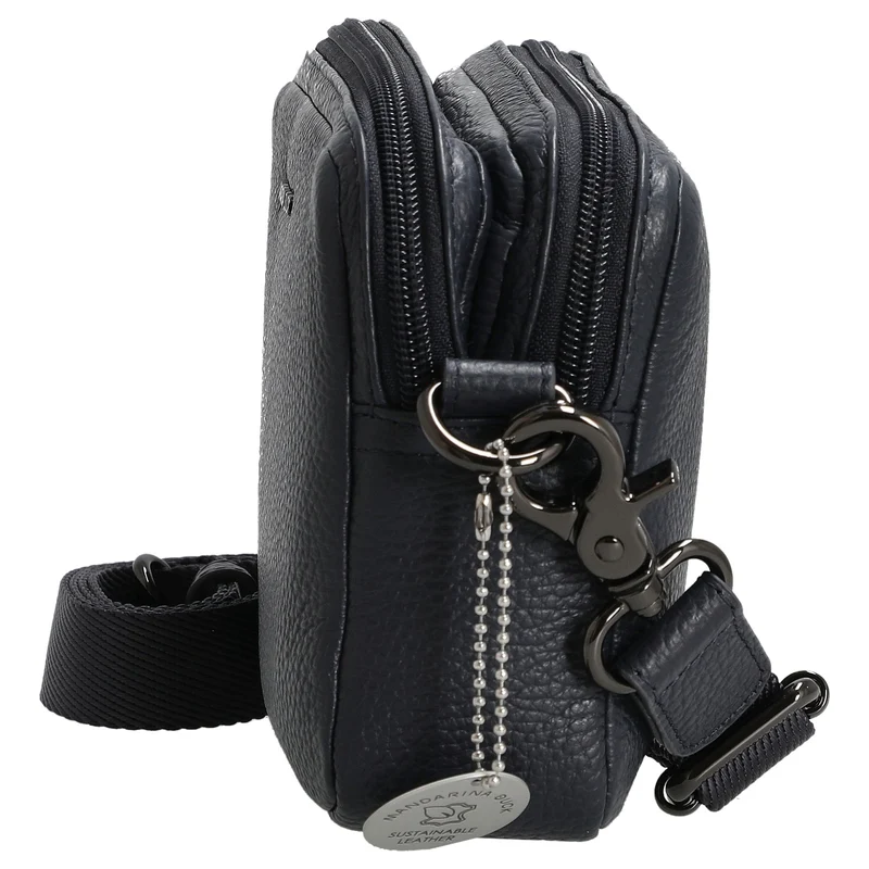 Mandarina Duck Mellow Leather - Umhängetasche 20 cm (dress blue)