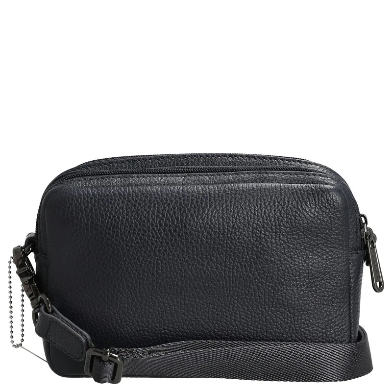 Mandarina Duck Mellow Leather - Umhängetasche 20 cm (dress blue)