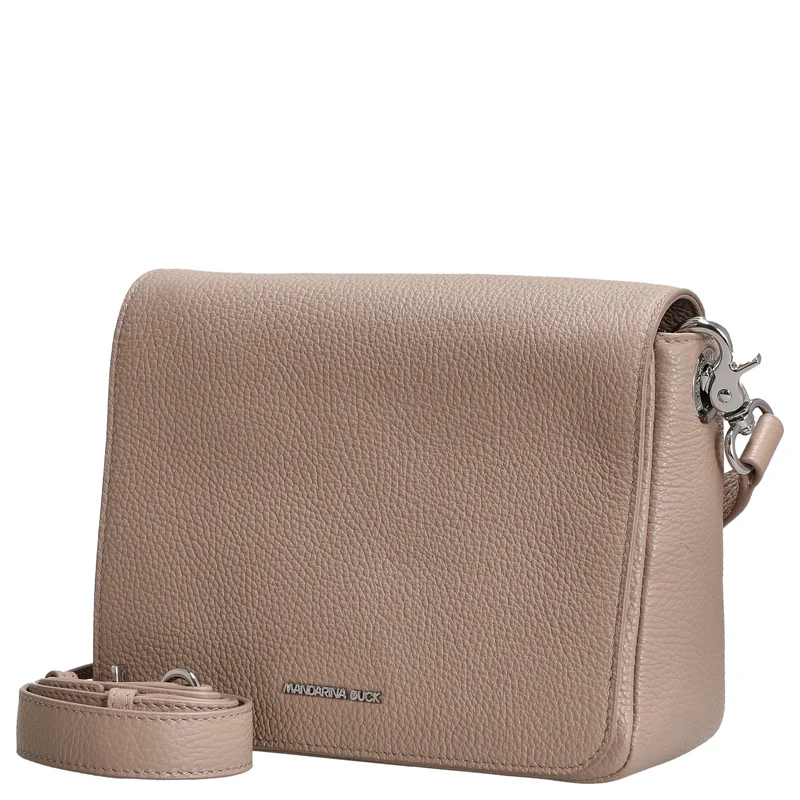Mandarina Duck Mellow Leather - Umhängetasche 36 cm (warm taupe)