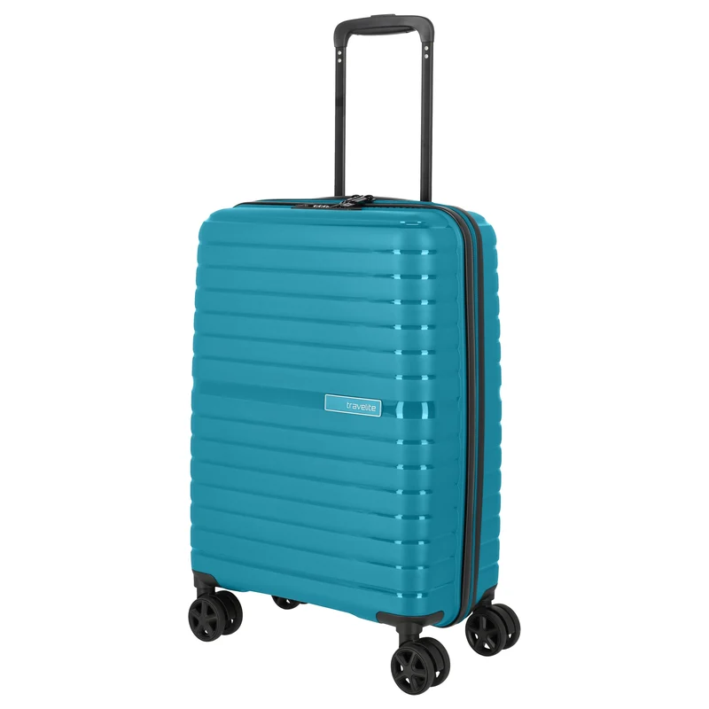 Travelite Trient - 4-Rollen-Kabinentrolley S 55 cm (petrol)
