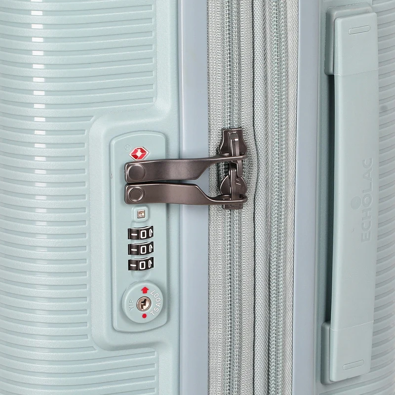 Echolac Forza - 4 Rollen - Kabinentrolley 55 cm erw. (blue)