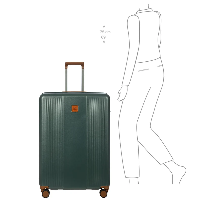 Brics Ferrara - 4-Rollen-Trolley L 77 cm erw. (green)