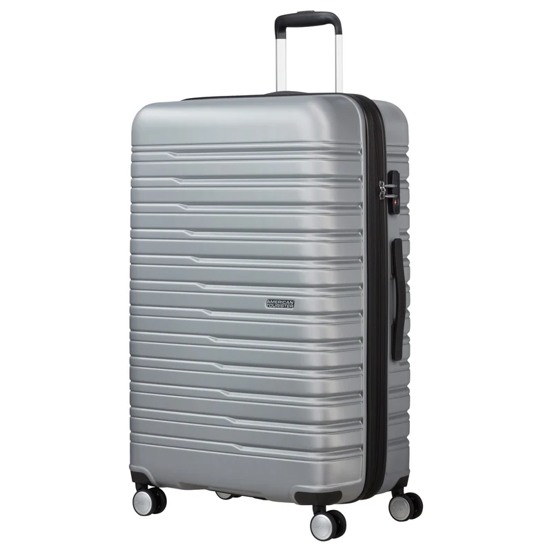 American Tourister Flashline - 4-Rollen-Trolley 78 cm erw. (silber)