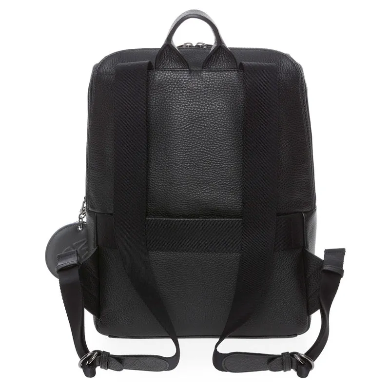Mandarina Duck Mellow Leather - Rucksack 13" 36 cm Leder (black)