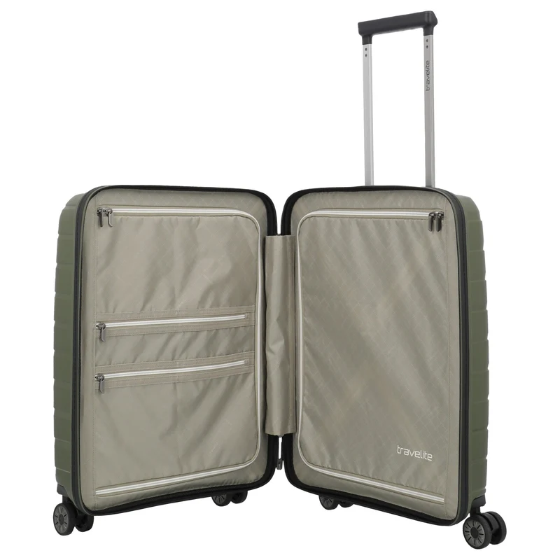 Travelite Air Base - 4-Rollen-Kabinentrolley S 55 cm (olive)