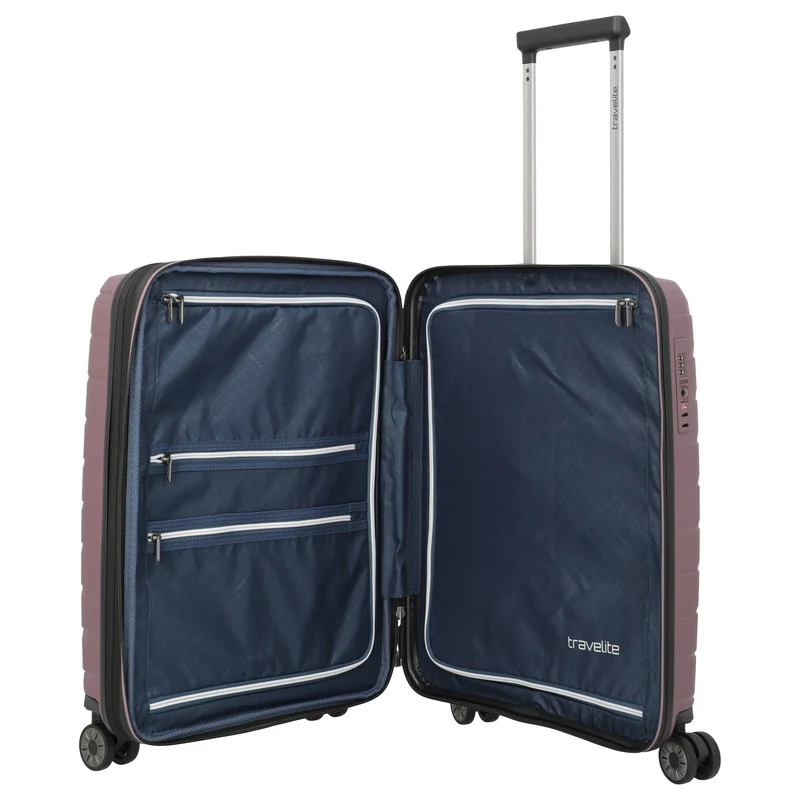 Travelite Air Base - 4-Rollen-Kabinentrolley S 55 cm erw. (flieder)
