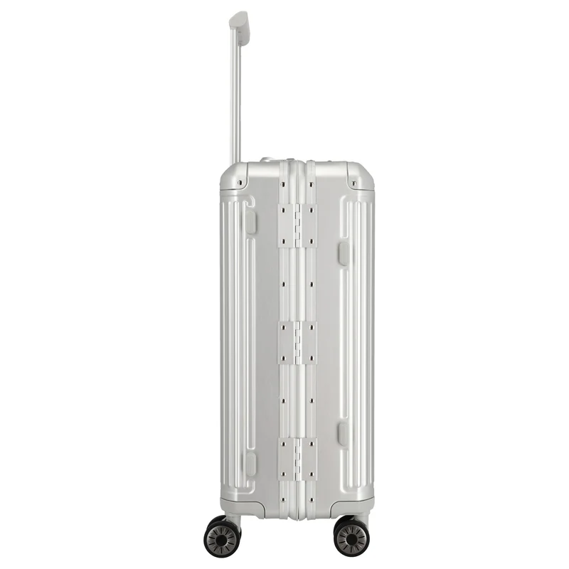 Travelite Next - 4-Rollen-Trolley M 67 cm (silber)