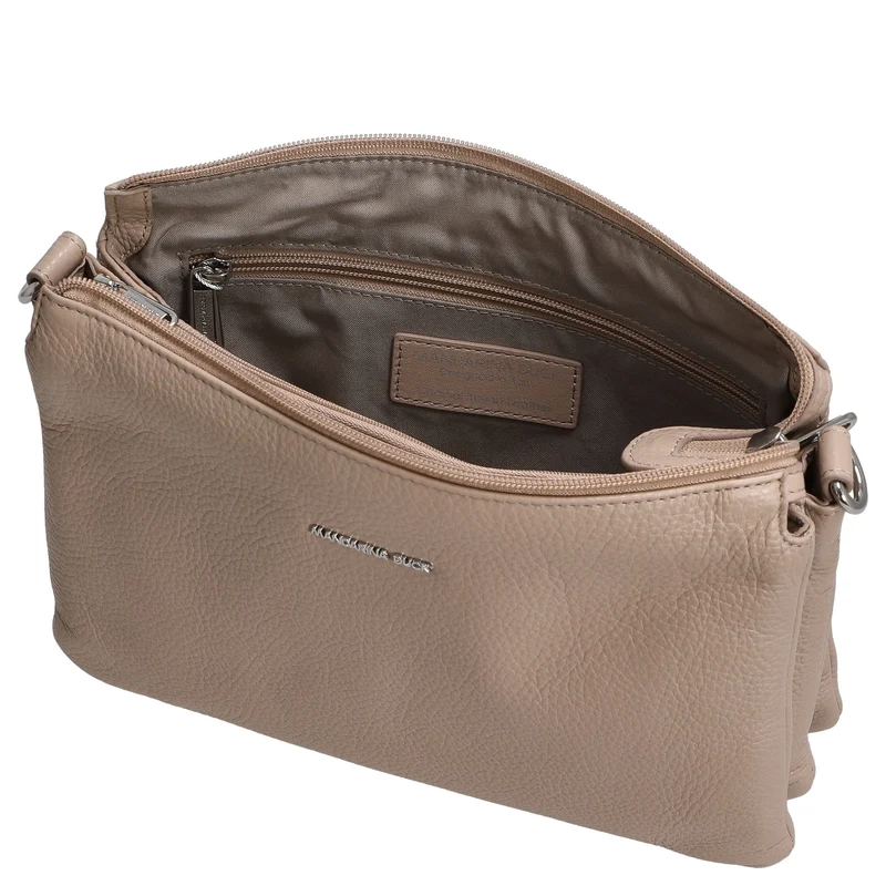 Mandarina Duck Mellow Leather - Umhängetasche 28 cm (warm taupe)