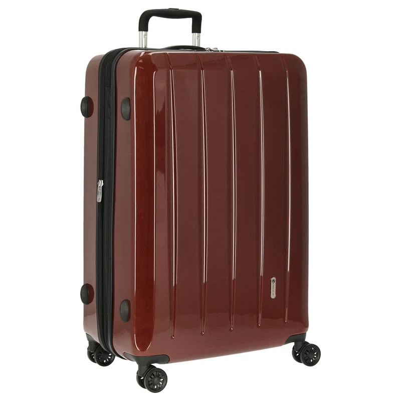 CHECK.IN London 2.0 - 4-Rollen-Trolley 75 cm (carbon rot)