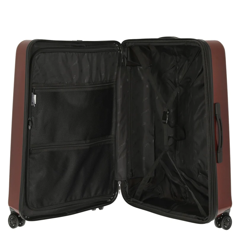 CHECK.IN London 2.0 - 4-Rollen-Trolley 75 cm (carbon rot)