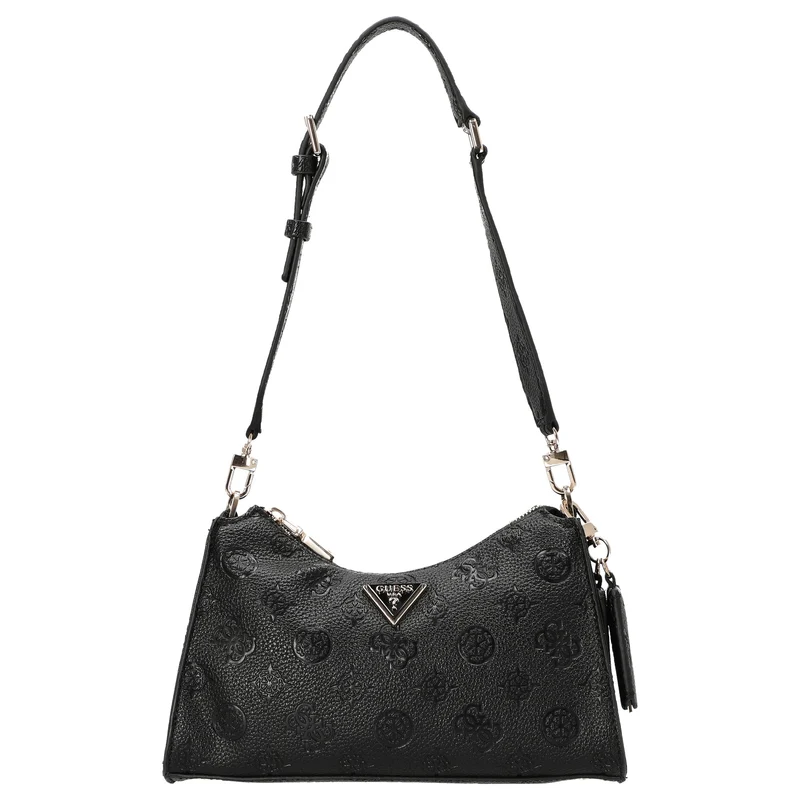 Guess Cresidia II Top Zip - Schultertasche 27 cm (black logo)