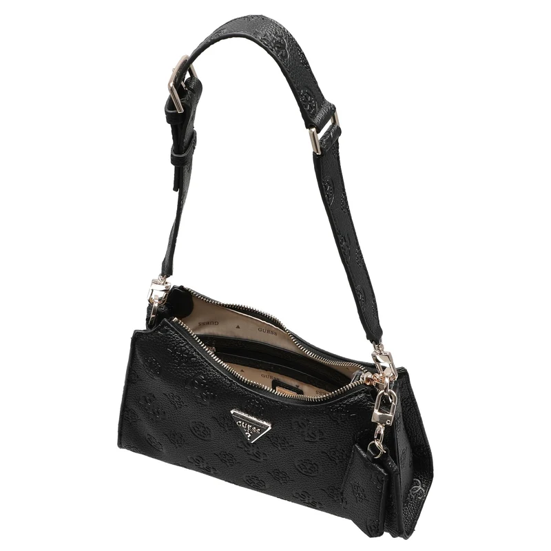 Guess Cresidia II Top Zip - Schultertasche 27 cm (black logo)