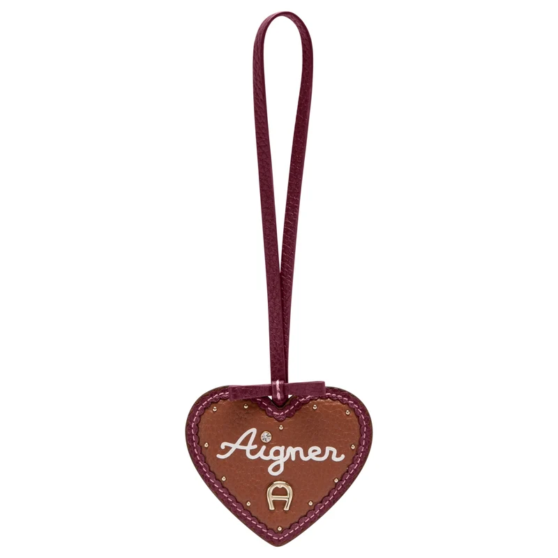 Aigner Fashion Anhänger - Lebkuchenherz 8 cm (burgundy)