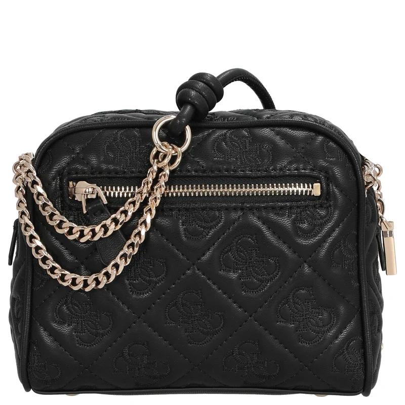 Guess Adelasia Camera Crossbody - Umhängetasche 18 cm (schwarz)