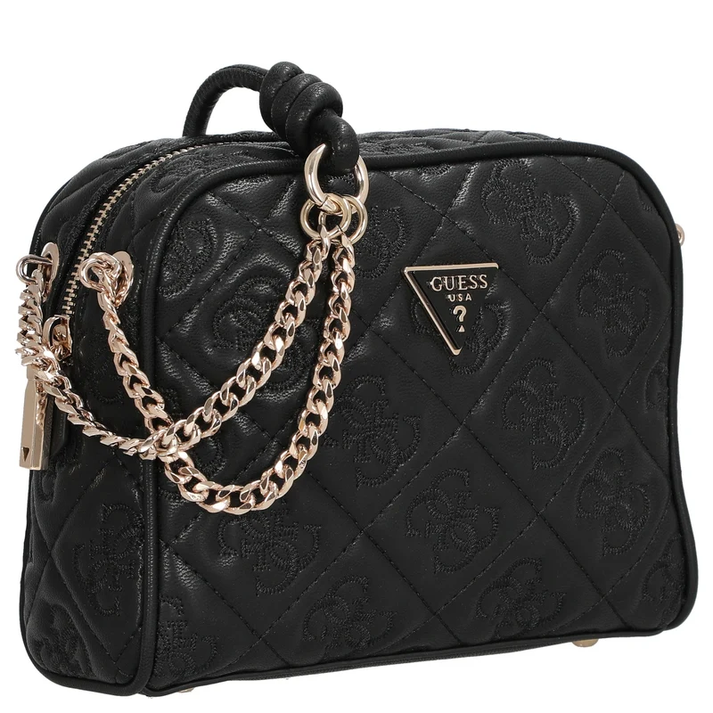 Guess Adelasia Camera Crossbody - Umhängetasche 18 cm (schwarz)