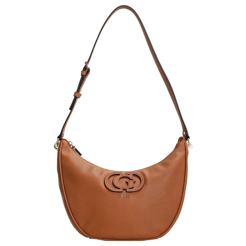 Guess Calebra Hobo - Umhängetasche 19 cm (cognac)