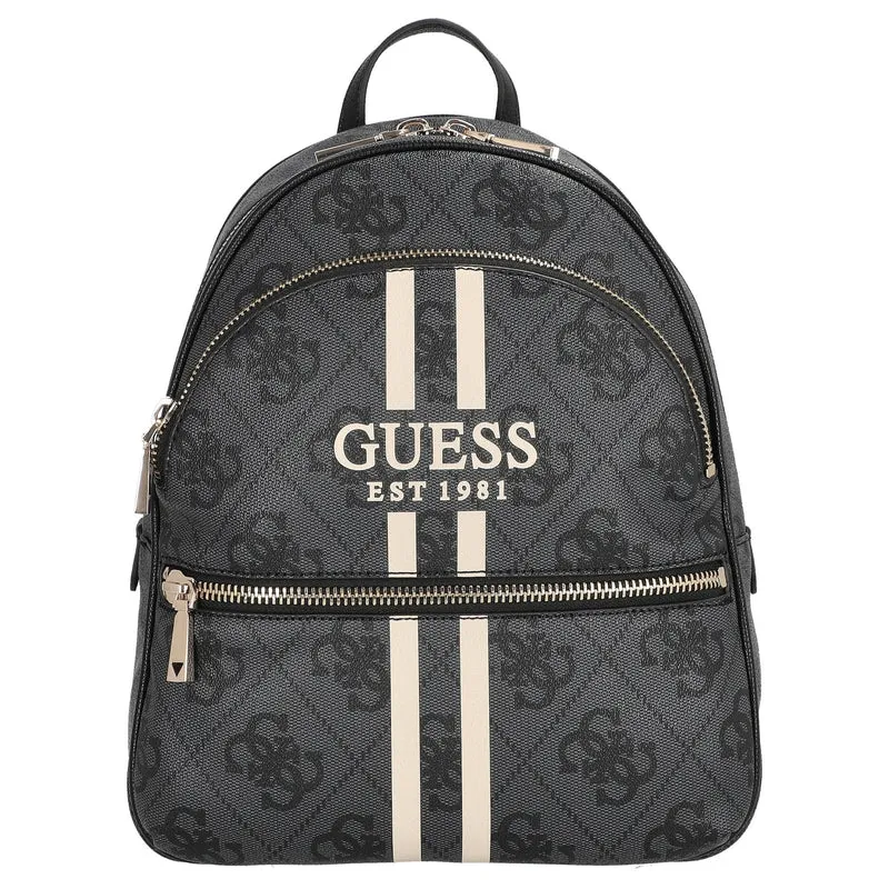 Guess Manhattan II Backpack - Rucksack L (coal logo)