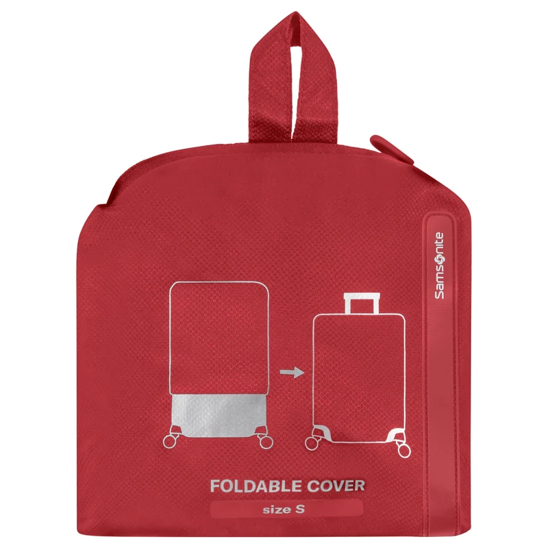 Samsonite Ta Revolution Foldable Kofferschutzhülle S - Regenhülle (red)
