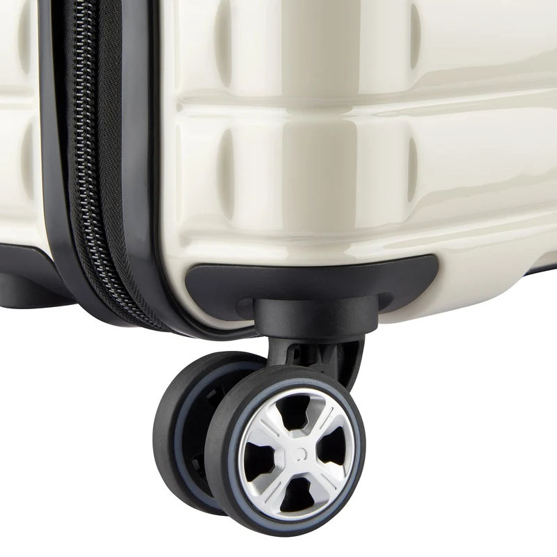 Delsey Paris Shadow 5.0 - 4-Rollen-Kabinentrolley Slim Line USB 55 cm (elfenbein)