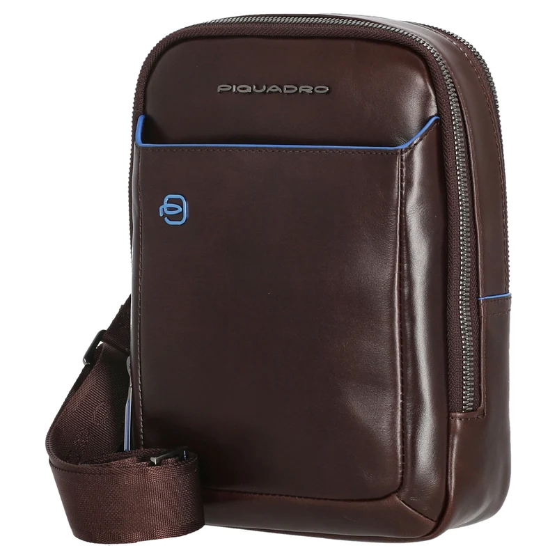Piquadro Blue Square - Umhängetasche 23 cm (mahogany)