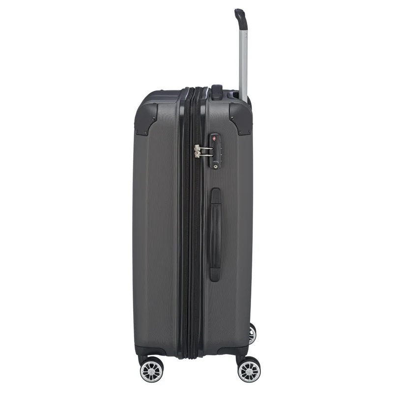 Travelite City - 4-Rollen-Trolley erw. M 68 cm (anthrazit)