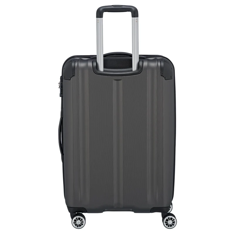 Travelite City - 4-Rollen-Trolley erw. M 68 cm (anthrazit)