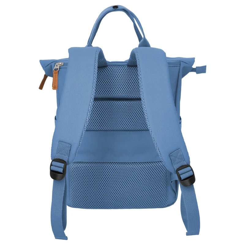 Travelite Basics Short Handle - Rolltop Rucksack 46 cm (denim)