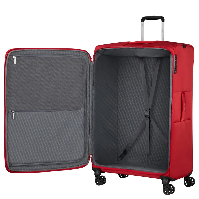 Samsonite Base Breeze - 4-Rollen-Trolley 78 cm erw. (red)