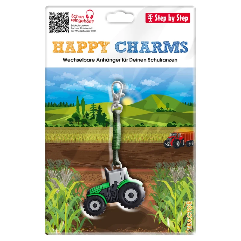 Step by Step HAPPY Charms - Anhänger (Tractor)