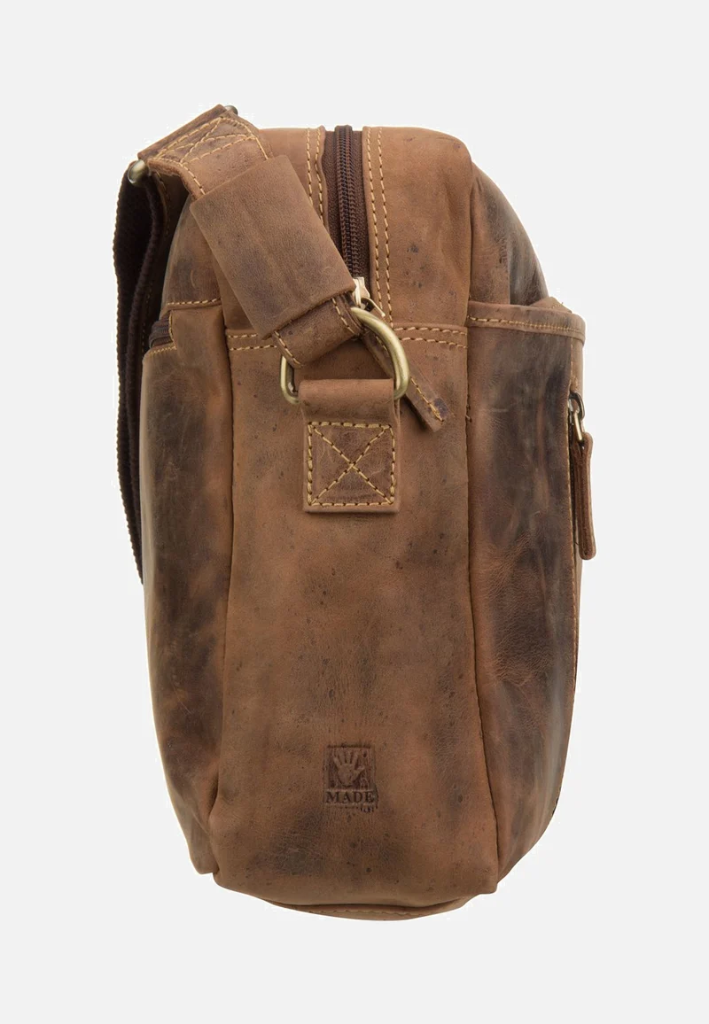 Vintage 1653 Reporter Bag Sattelbraun - Crossbody Bag