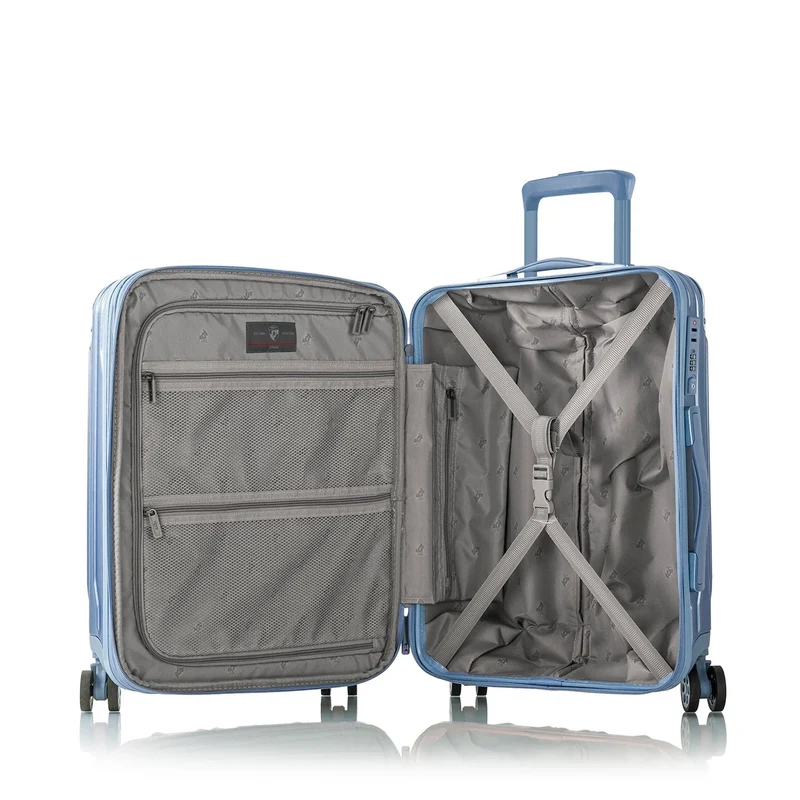 Heys Xtrak - 4-Rollen-Kabinentrolley S 55 cm erw. (icy blue)