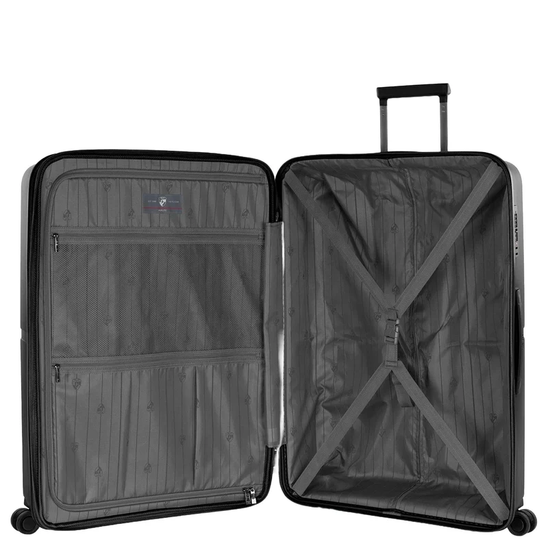 Heys AirLite - 4-Rollen-Trolley L 76 cm erw. (schwarz)