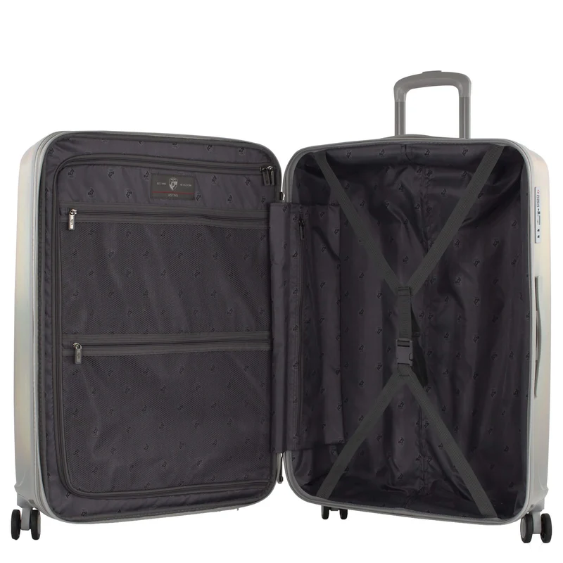 Heys Astro - 4-Rollen-Trolley Set 3tlg. L/M/S (silver)