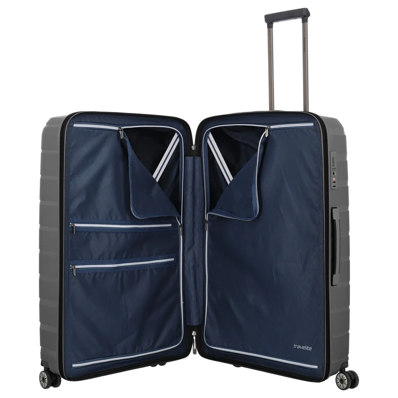 Travelite Air Base - 4-Rollen-Trolley Set 3tlg. erw. (anthracite)