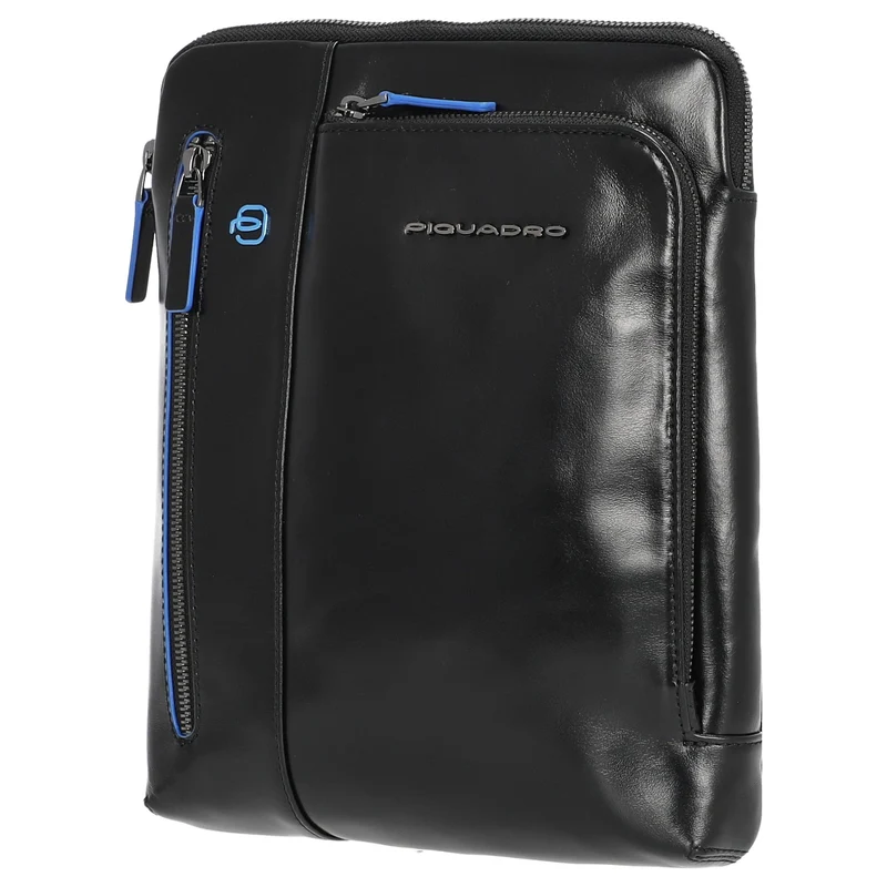 Piquadro Blue Square - Schultertasche 24.5 cm (black)