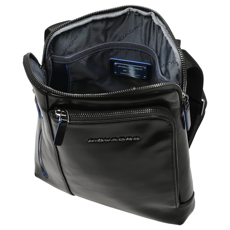 Piquadro Blue Square - Schultertasche 24.5 cm (black)