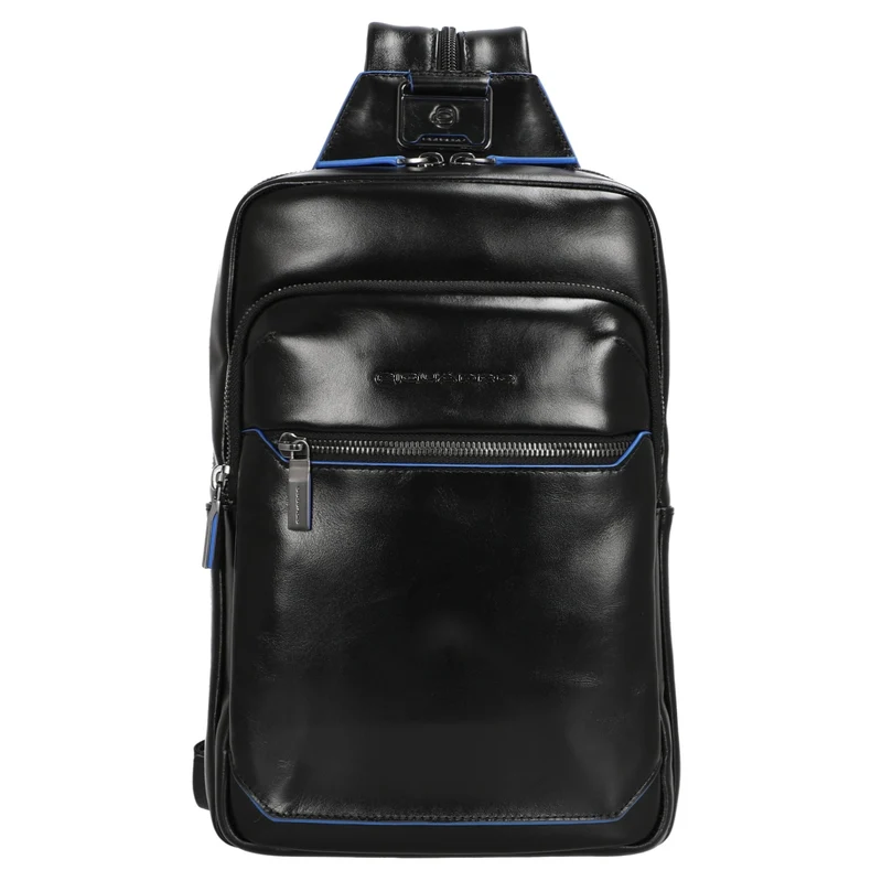 Piquadro Blue Square - Umhängetasche 30.5 cm (black)