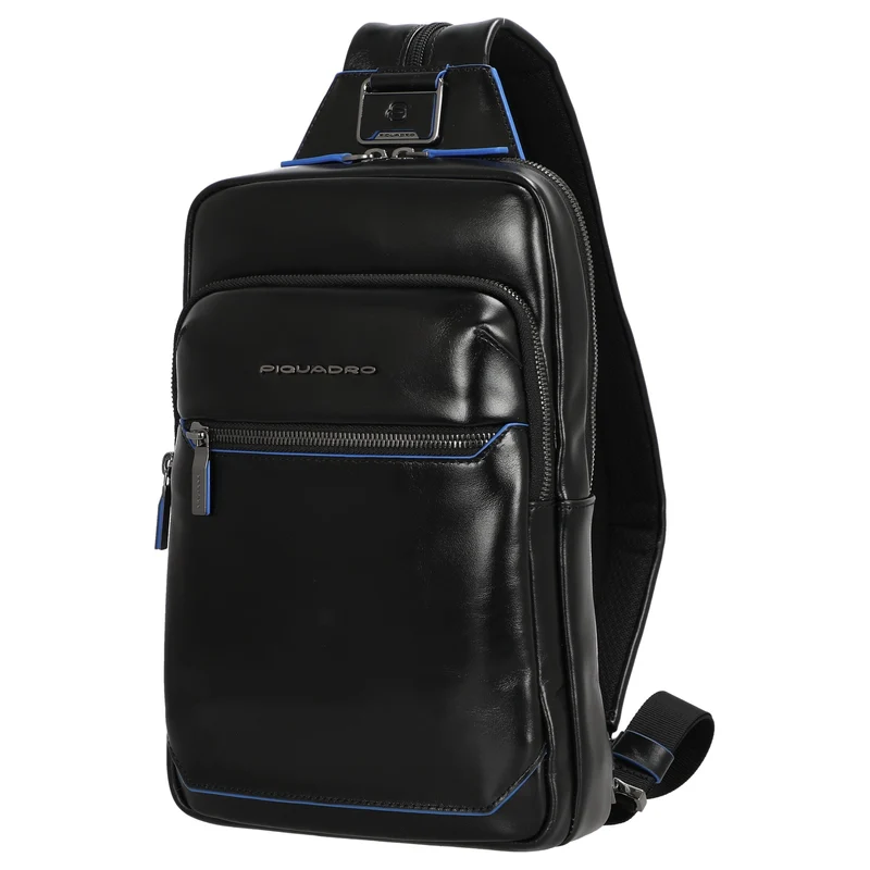 Piquadro Blue Square - Umhängetasche 30.5 cm (black)