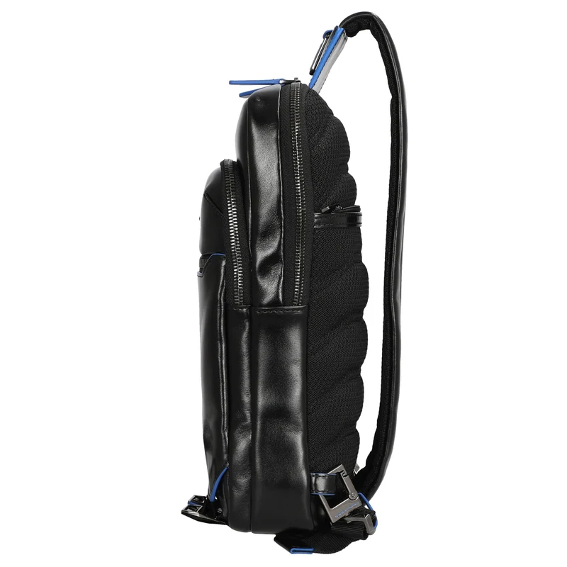 Piquadro Blue Square - Umhängetasche 30.5 cm (black)
