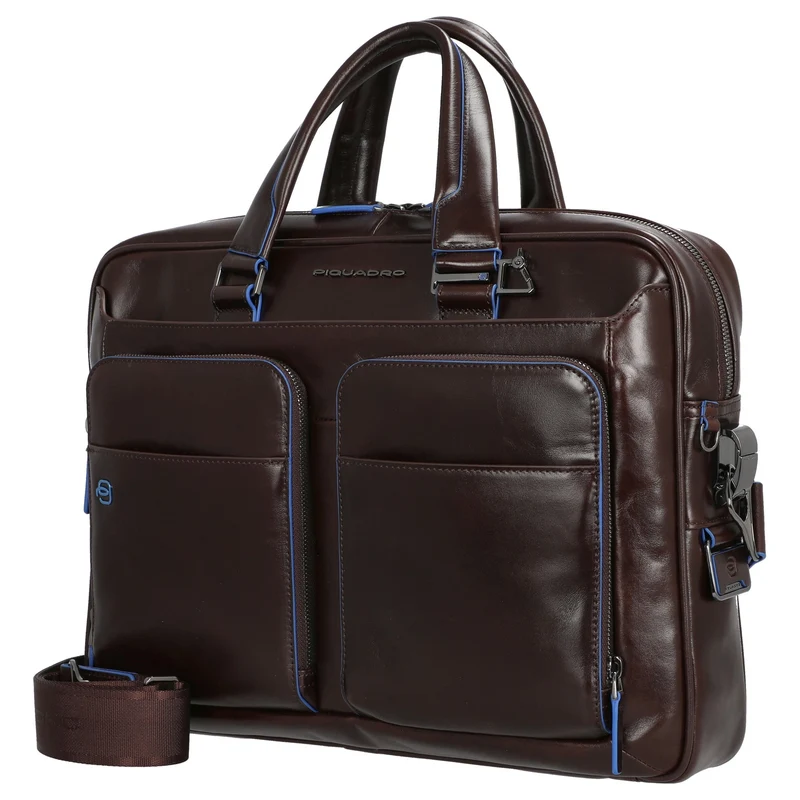 Piquadro Blue Square - Aktentasche 14" 39 cm (mahogany)
