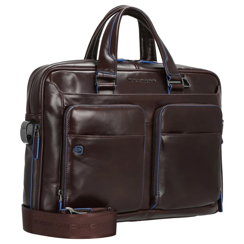 Piquadro Blue Square - Aktentasche 14" 39 cm (mahogany)