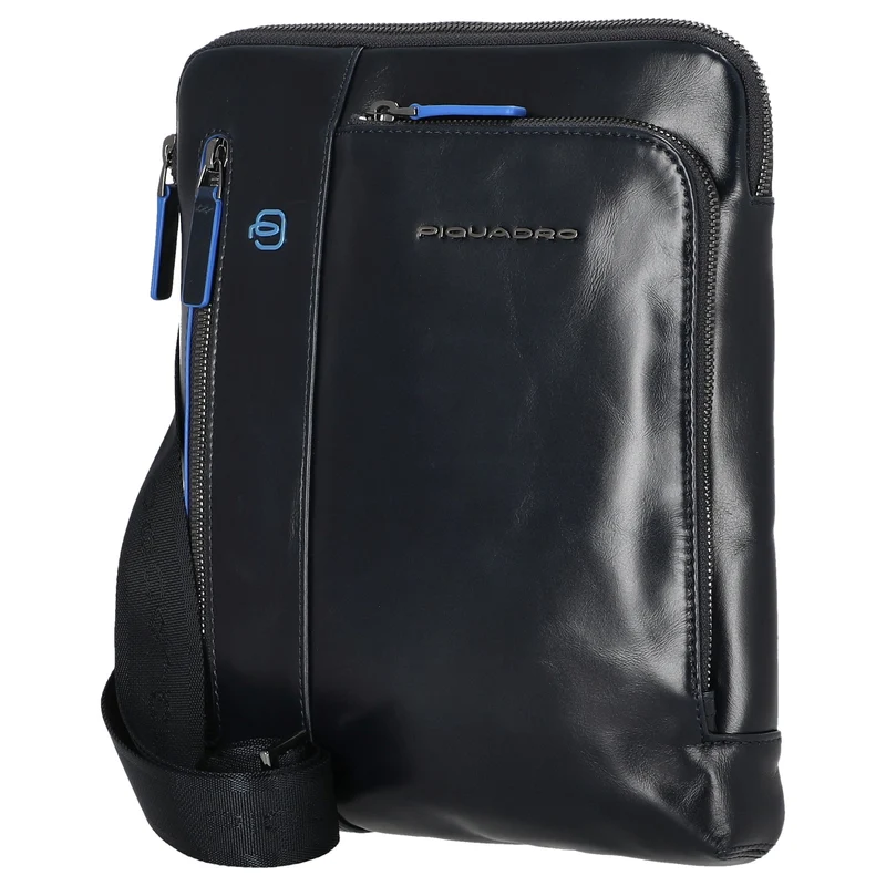 Piquadro Blue Square - Schultertasche 24.5 cm (black)