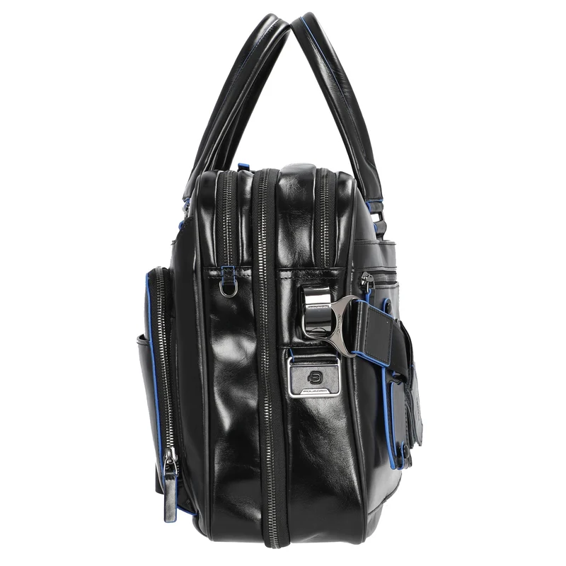 Piquadro Blue Square - Aktentasche 15" 41 cm erw. (black)
