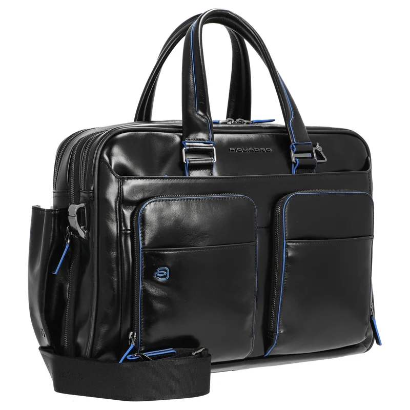 Piquadro Blue Square - Aktentasche 15" 41 cm erw. (black)