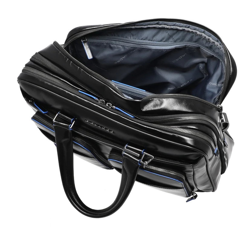Piquadro Blue Square - Aktentasche 15" 41 cm erw. (black)