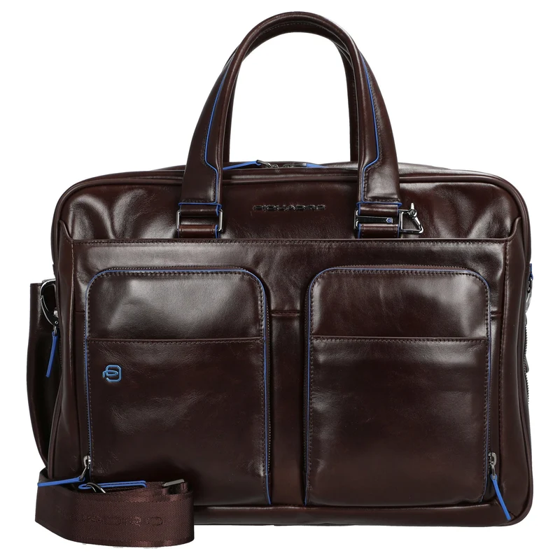 Piquadro Blue Square - Aktentasche 15" 41 cm erw. (mahogany)